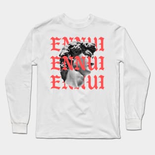 Aesthetic Ennui ∆∆∆ VAporWavE StatuE Long Sleeve T-Shirt